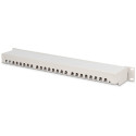 "DIGITUS Patchpanel 1HE 24-Port Cat6 geschirmt grau"