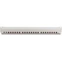 "DIGITUS Patchpanel 1HE 24-Port Cat6 geschirmt grau"