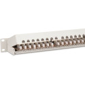 "DIGITUS Patchpanel 1HE 24-Port Cat6 geschirmt grau"