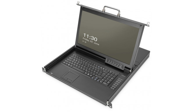 "DIGITUS Modulare Konsole 17""HD LCD,16-port HDMI KVM US"