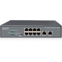 "DIGITUS Switch 8-Port 10/100 120W PoE Unmanaged schwarz"