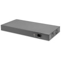 "DIGITUS Switch 24-Port 10/100 370W PoE Unmanaged schwarz"