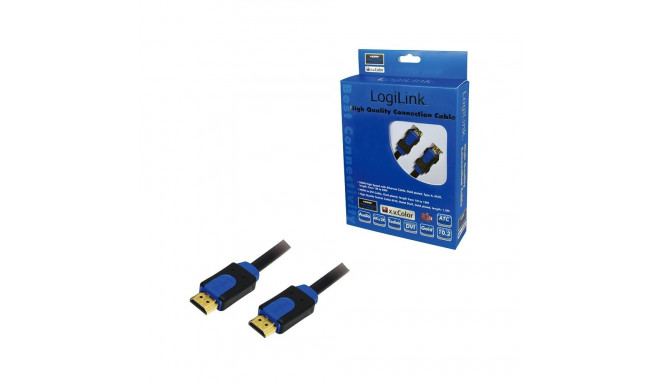 "HDMI (ST-ST) LogiLink 1m 3D Ethernet Box Black"