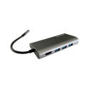 "LC-Power LC-HUB-C-MULTI-5 USB-C auf 3xUSB-A/USB-C/HDMI/MicroSD/SD/LAN"