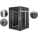 "DIGITUS Netzwerkschrank Unique 22HE 1164x800x800mm schwarz (Speditionsversand)"