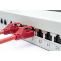 "DIGITUS Patchpanel 1HE 24-Port Cat6a geschirmt lichtgrau"