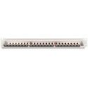 "DIGITUS Patchpanel 1HE 24-Port Cat6a geschirmt lichtgrau"
