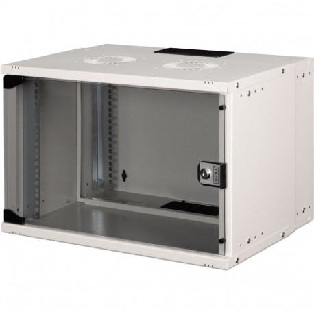 "DIGITUS Wandgehäuse SOHO PRO 7HE 370x540x400 mm 19"" grau"