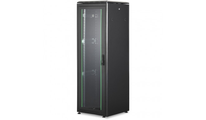 "DIGITUS Netzwerkschrank Unique 36HE 1787x600x600mm schwarz (Speditionsversand)"