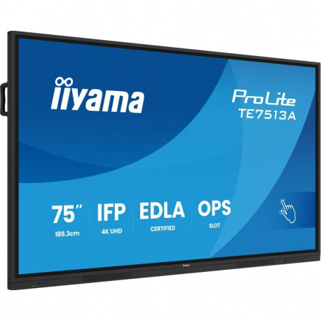 "iiyama ProLite TE7513A-B1AG 75 IPS 4K Infrarot 40xTouch"