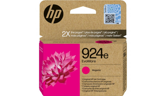 "HP 924e EvoMore Magenta Original Ink Cartridge"