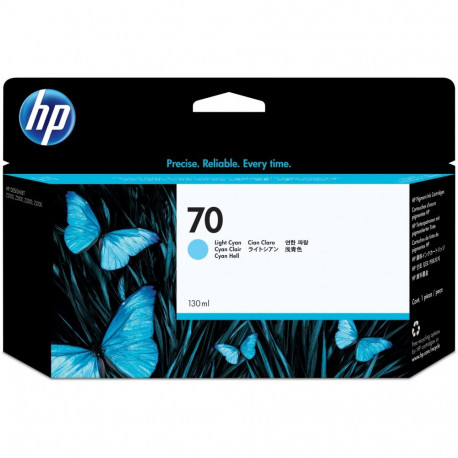 "HP 70 original Ink cartridge C9390A light cyan standard capacity 130ml 1-pack"