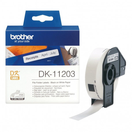 "BROTHER DK11203 Ordnerregister Etik"
