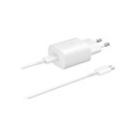 "Galaxy Fast Charger USB Type C 25W 1m White OEM"