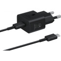 "Galaxy Power Adapter USB Type C 25W 1m Black Blister"