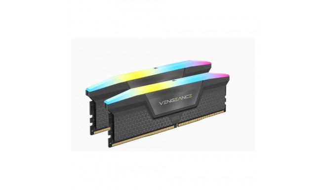 "64 GB Corsair DIMM 5600 (2x 32 GB) Dual-Kit (schwarz. CMH64GX5M2B5600Z40K. Vengeance RGB. AMD EXPO)