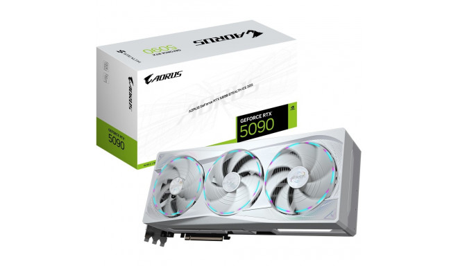 "RTX 5090 32GB Gigabyte AORUS Stealth ICE GDDR7 3 Fan"