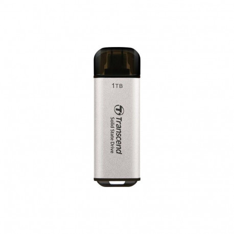 "TRANSCEND ESD300S 1TB External SSD USB 10Gbps Type C Silver"