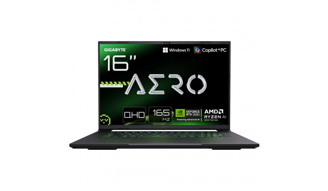 "Gigabyte Aero X16 1VH93DEC64AH AMD Ryzen™ Al 7 350 Gaming Notebook 40.6 cm (16"""")"