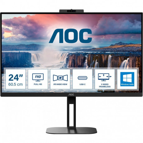"AOC 24V5CW/BK 60.45cm 23.8Zoll monitor HDMI DP USB"