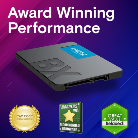 "2.5"" 4TB Crucial (6.3cm) BX500 SATAIII 3D 7mm intern retail"