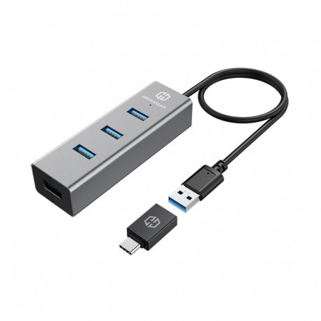GRAUGEAR USB-jaotur 4x USB 3.0 Type-A porti, jaemüügipakend