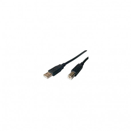 "Kabel USB 2.0 A-B 1.0m schwarz"