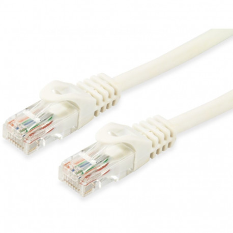 "Equip Patchkabel Cat6A U/UTP 2xRJ45 0.25m weiß LSZH Polybeutel"