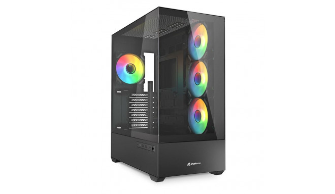 "Sharkoon AK6 RGB ATX 1xGlas Black"