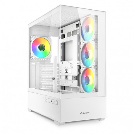 "Sharkoon AK6 RGB ATX 1xGlas White"