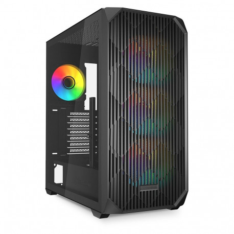 "Sharkoon AK3 RGB ATX 1xGlas Black"