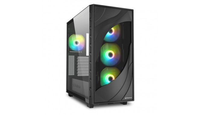 "Sharkoon Rebel C80G RGB ATX 1xGlas Black"