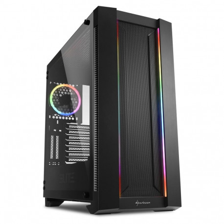 "Sharkoon Elite Shark CA200M ATX/E-ATX 1xGlas Black"