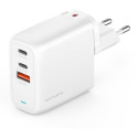 "4smarts Ladegert GaN Flex 65W 2 USB-C+1 USB-A. wei"