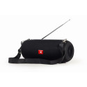 "gembird Tragbare Bluetooth-Lautsprecher mit Antenne schwarz"