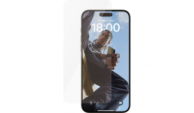 "SAFE. by PanzerGlass iPhone 15 Pro Max. Ultra-Wide Fit"