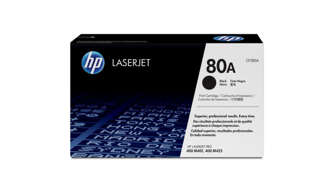"HP 80A original Toner cartridge CF280A black standard capacity 2.560 pages 1-pack"