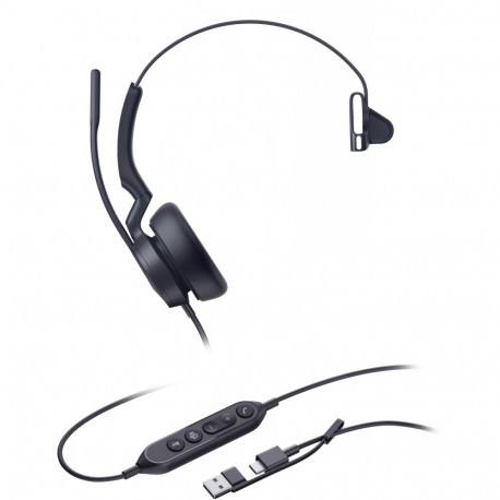 "Yealink Headset UH46 Mono Teams USB-C/A"