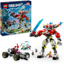 "LEGO 71497 DREAMZzz Coopers Tiger-Mech und Zero's Hot Rod Auto"