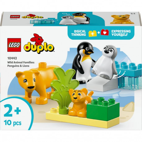 "LEGO 10442 DUPLO Town Wildtier-Familien: Pinguine und Lwen"