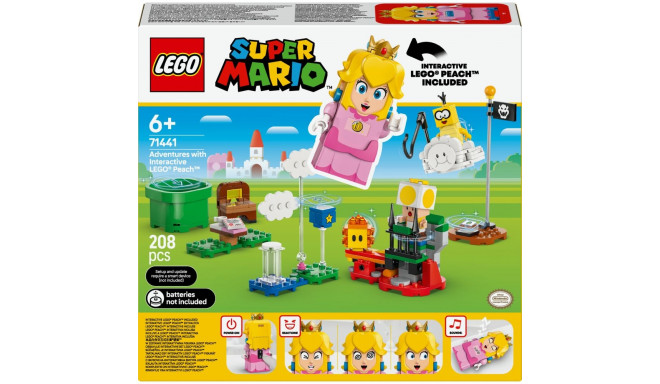 "LEGO 71441 Super Mario Abenteuer mit der interaktiven LEGO Peach"