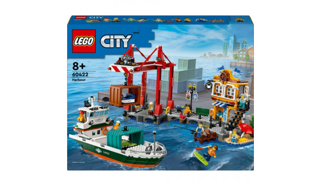"LEGO 60422 City Hafen mit Frachtschiff"