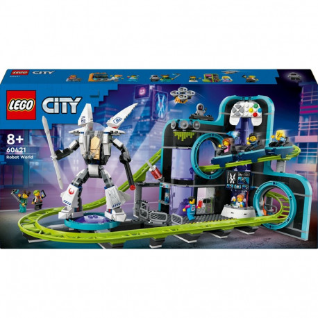 "LEGO 60421 City Achterbahn mit Roboter-Mech"