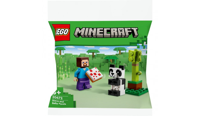 "LEGO 30672 Minecraft Steve mit Baby-Panda (Polybag)"