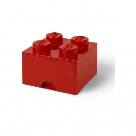 "Room Copenhagen LEGO Brick Drawer 4 rot (rot)"