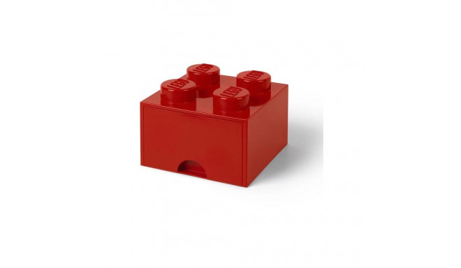 "Room Copenhagen LEGO Brick Drawer 4 rot (rot)"