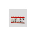 "Room Copenhagen LEGO Minifiguren Display Case 16 rot (rot)" "Room Copenhagen LEGO Minifiguren Display Case 16 rot (rot)"