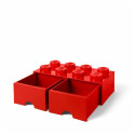 "Room Copenhagen LEGO Brick Drawer 8 rot (rot)"