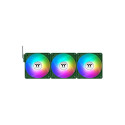 "140mm Thermaltake CT140 EX ARGB Sync PC Cooling Fan Racing Green 3 Pack"