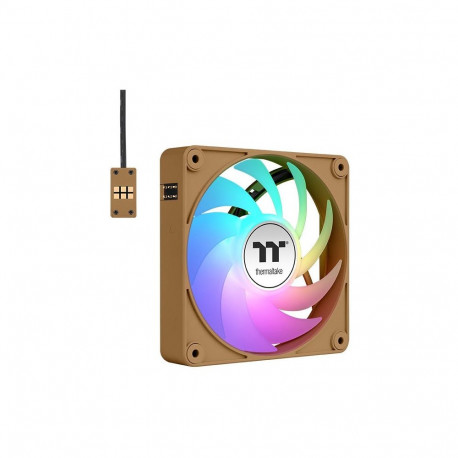 "140mm Thermaltake CT140 EX ARGB Sync PC Cooling Fan Gravel Sand 3 Pack"